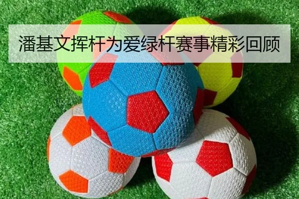 潘基文挥杆为爱绿杆赛事精彩回顾